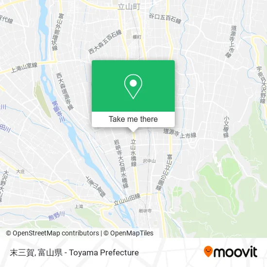末三賀 map
