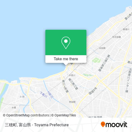 三穂町 map