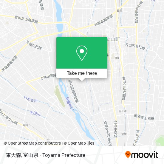東大森 map