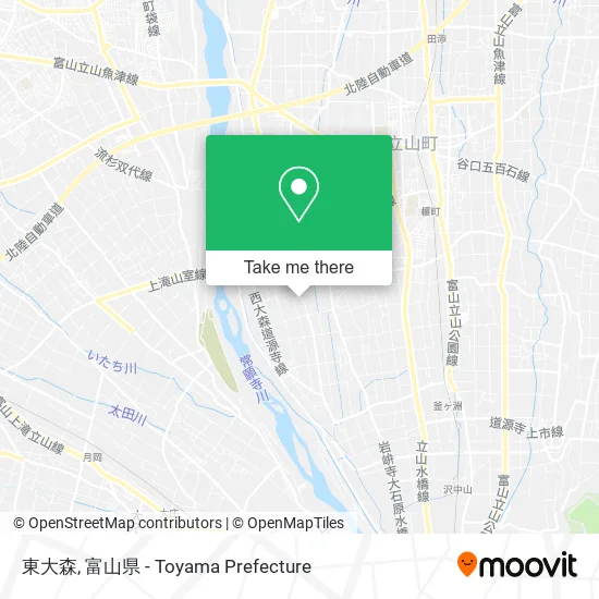 東大森 map