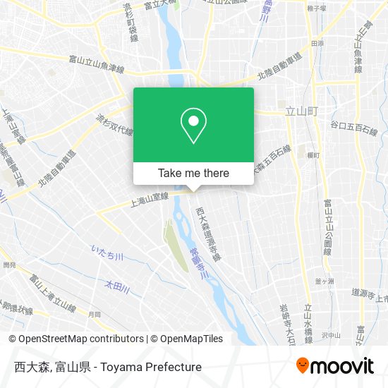 西大森 map