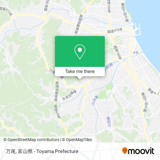 万尾 map