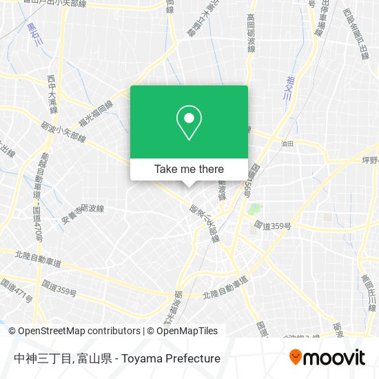 中神三丁目 map