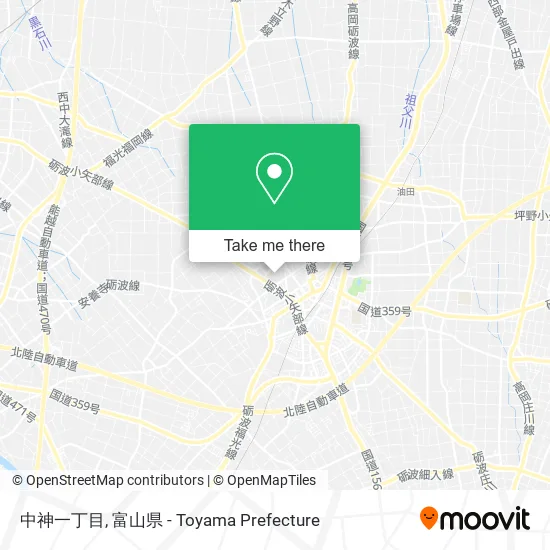 中神一丁目 map