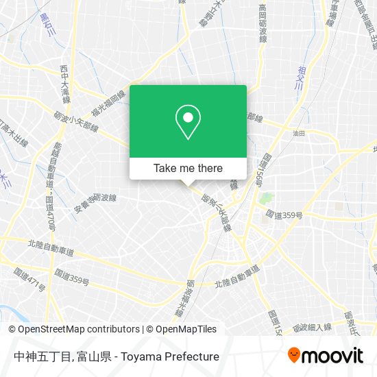 中神五丁目 map
