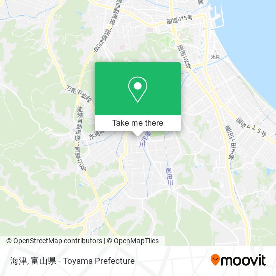 海津 map