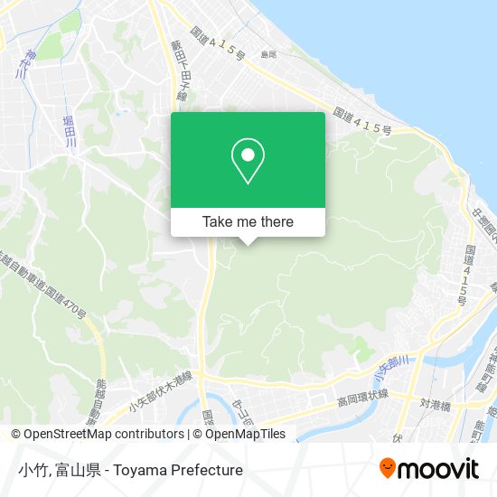小竹 map