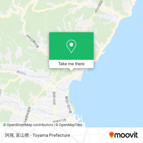 阿尾 map