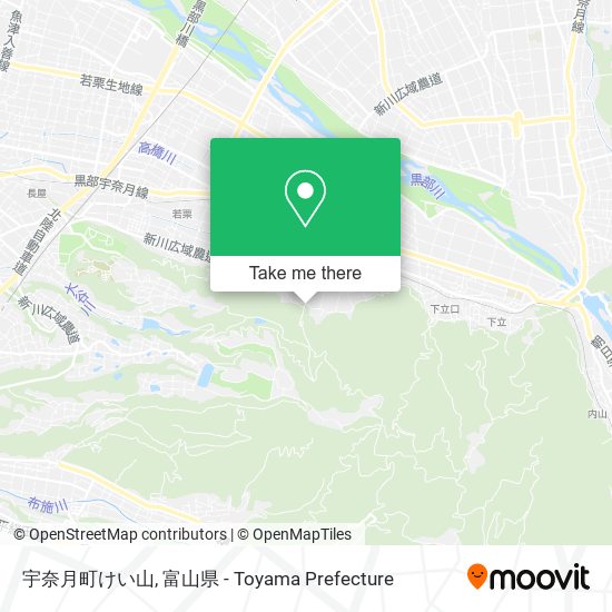 宇奈月町けい山 map