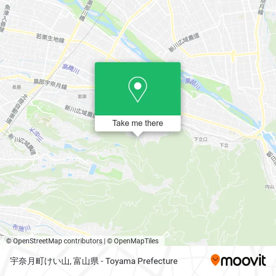 宇奈月町けい山 map