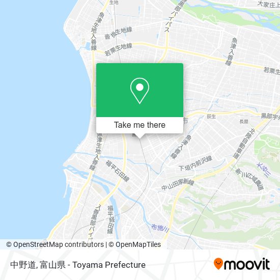 中野道 map