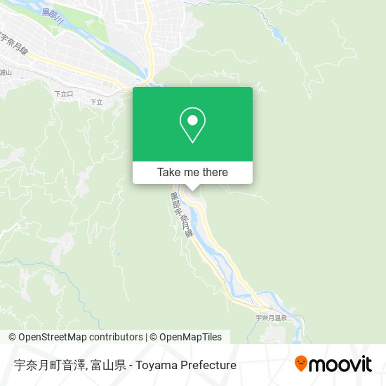 宇奈月町音澤 map