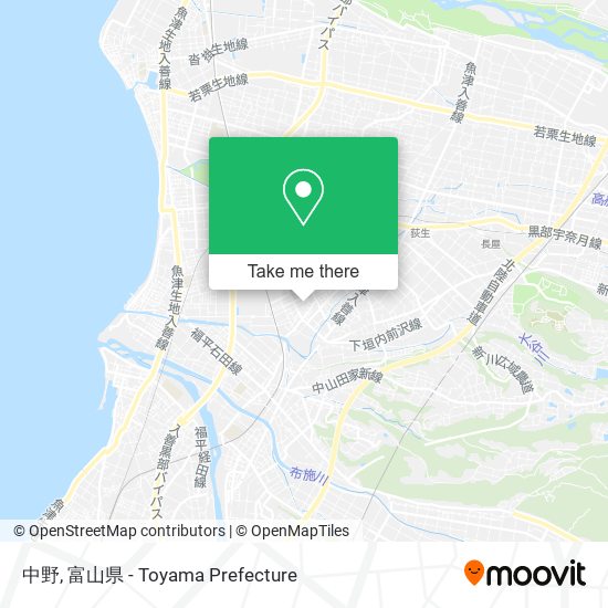 中野 map