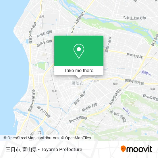 三日市 map