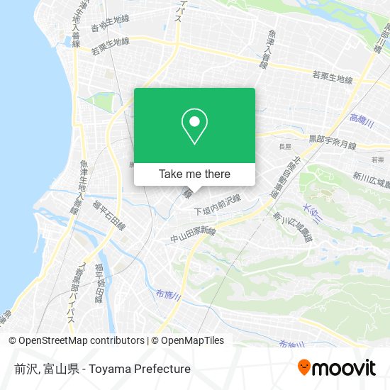 前沢 map