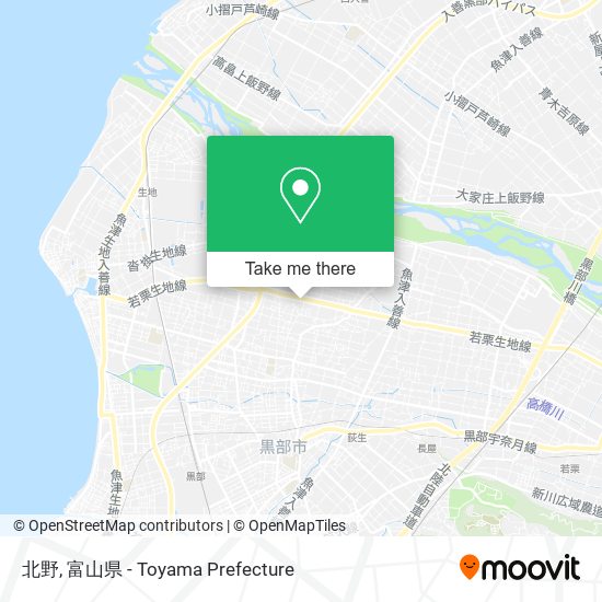 北野 map