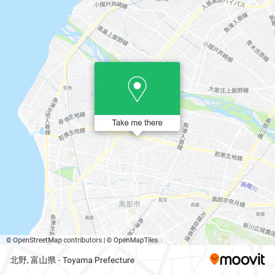北野 map