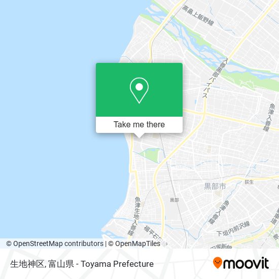 生地神区 map