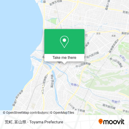 荒町 map
