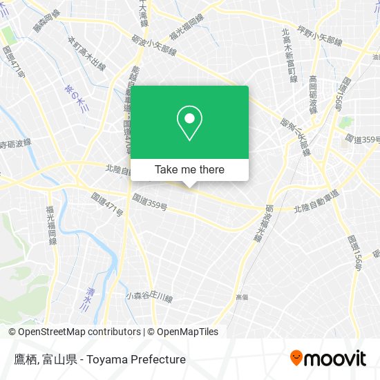 鷹栖 map