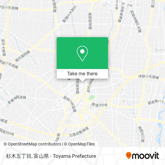 杉木五丁目 map