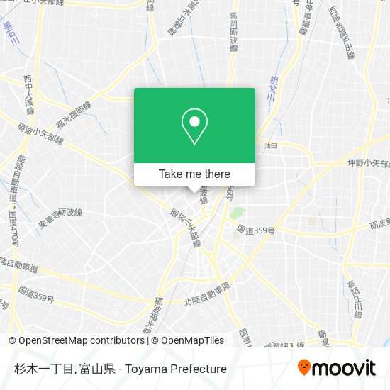 杉木一丁目 map