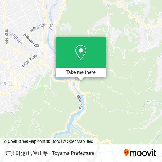 庄川町湯山 map