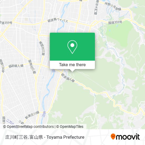 庄川町三谷 map