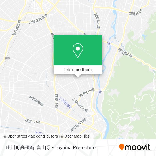 庄川町高儀新 map