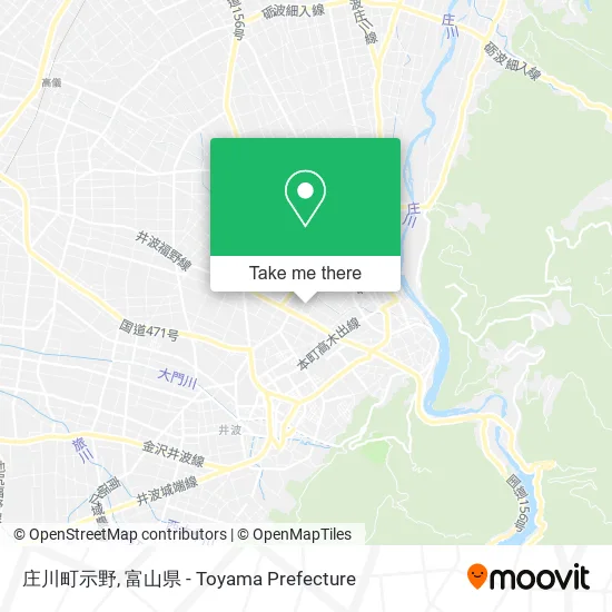 庄川町示野 map