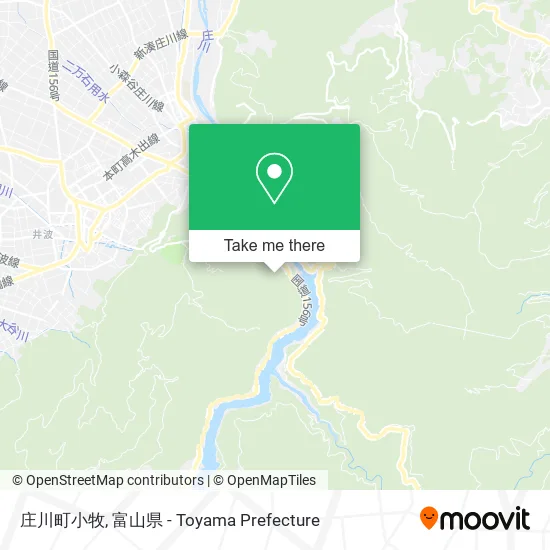 庄川町小牧 map