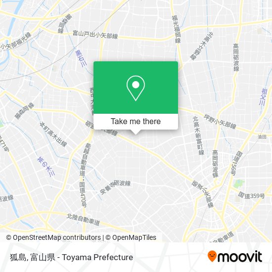 狐島 map