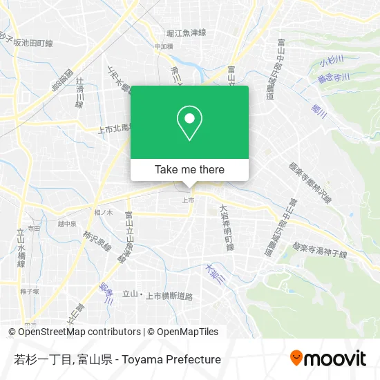 若杉一丁目 map