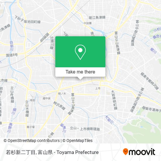 若杉新二丁目 map