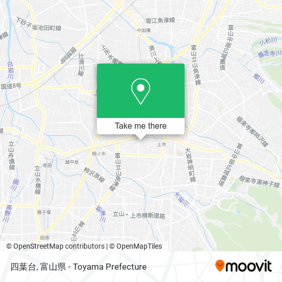 四葉台 map