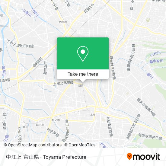 中江上 map