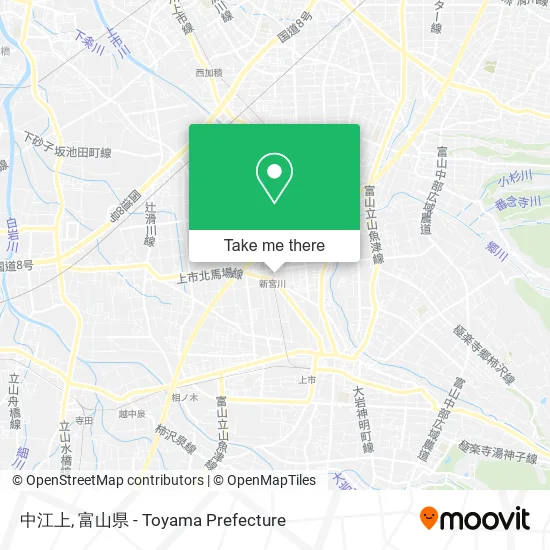 中江上 map
