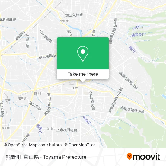 熊野町 map