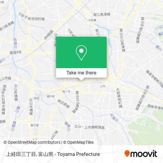 上経田三丁目 map