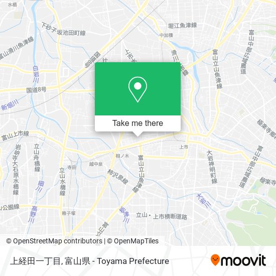 上経田一丁目 map