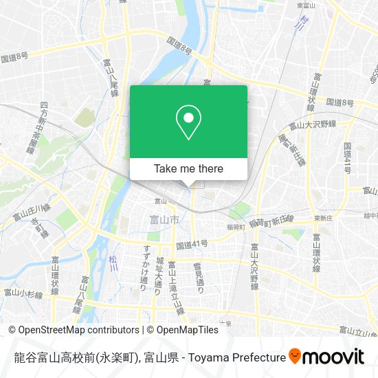 龍谷富山高校前(永楽町) map