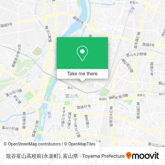 龍谷富山高校前(永楽町) map