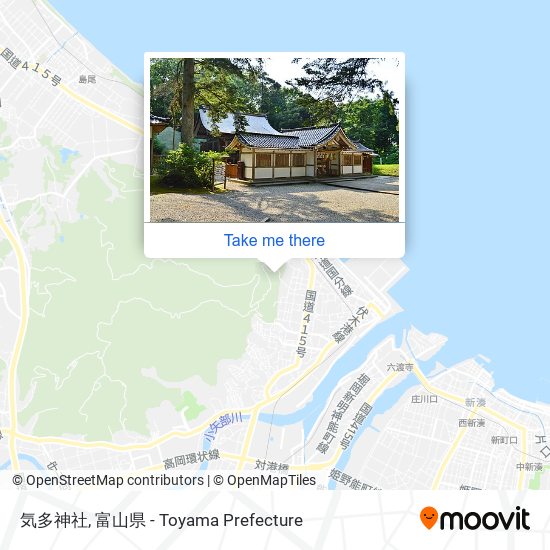 気多神社 map