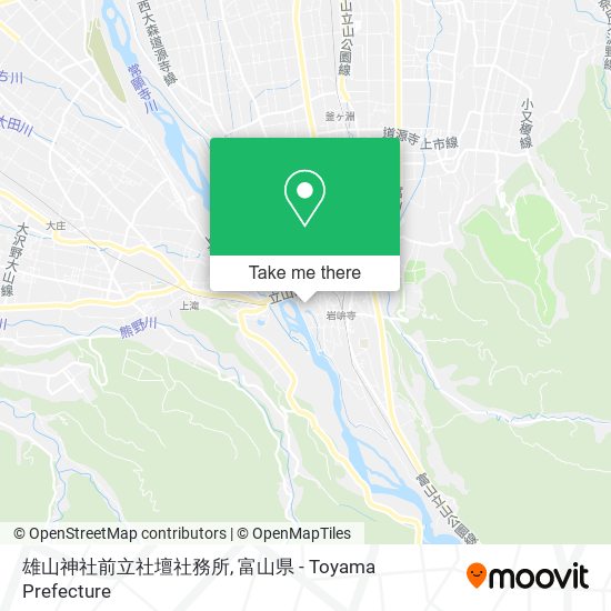 雄山神社前立社壇社務所 map