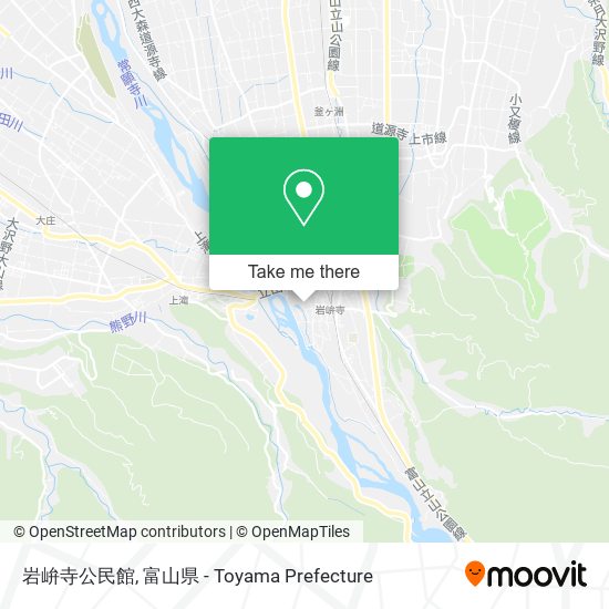 岩峅寺公民館 map