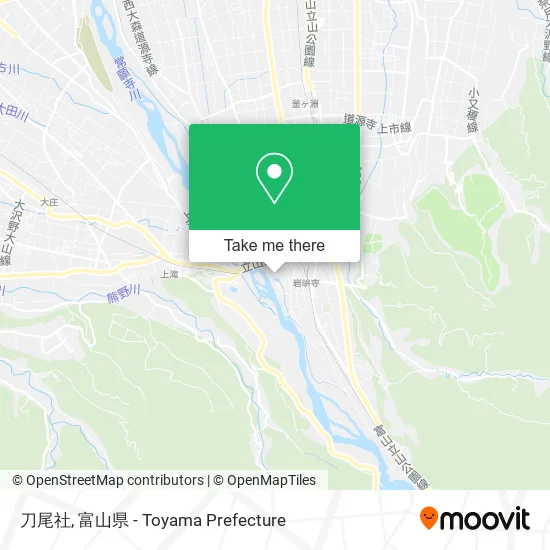 刀尾社 map