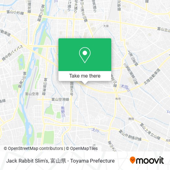 Jack Rabbit Slim's map