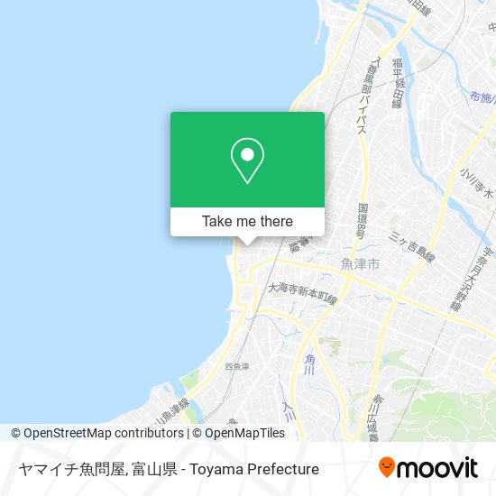 ヤマイチ魚問屋 map