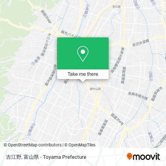 吉江野 map