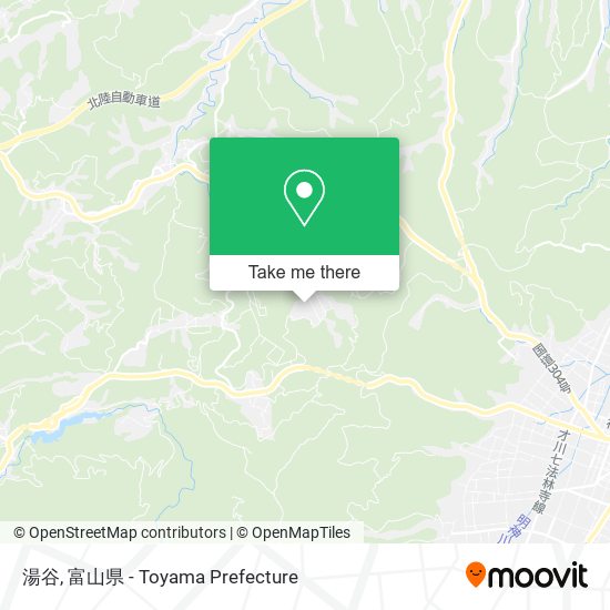 湯谷 map